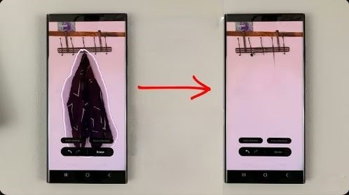 remove objects in samsung phone