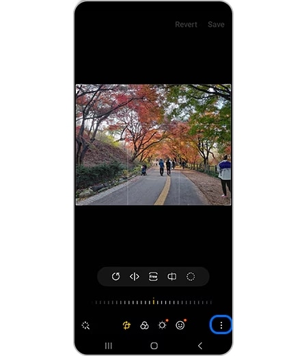 edit your photo in samsung