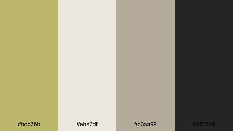 sandstone ui chrome dark khaki color palette with hex codes