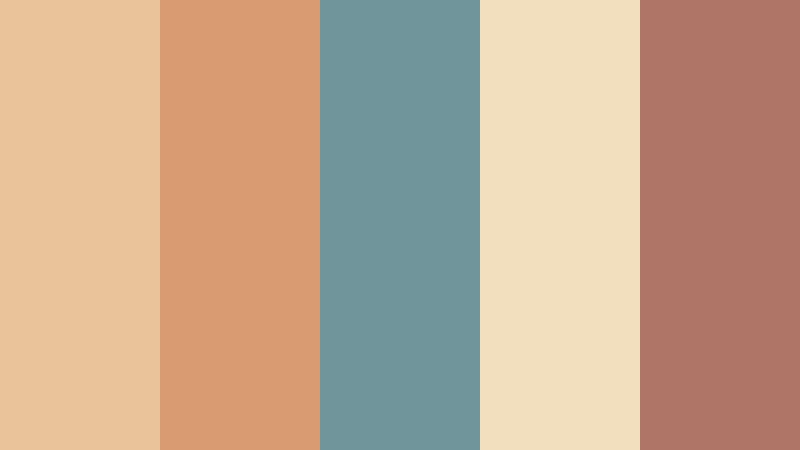 sandy boardwalk polaroid color color palette with hex codes