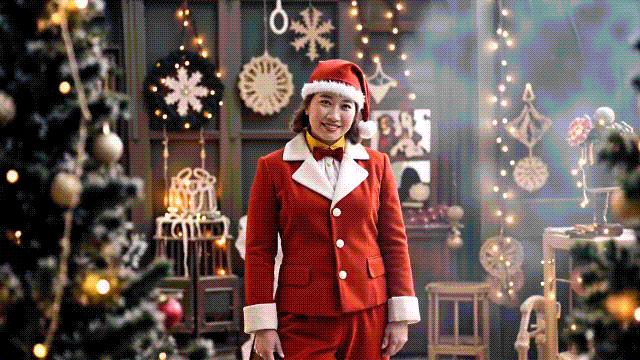 santa claus filter effect