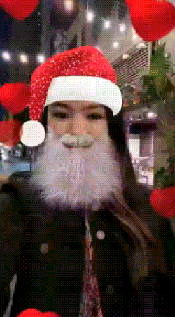 snapchat santa claus filter