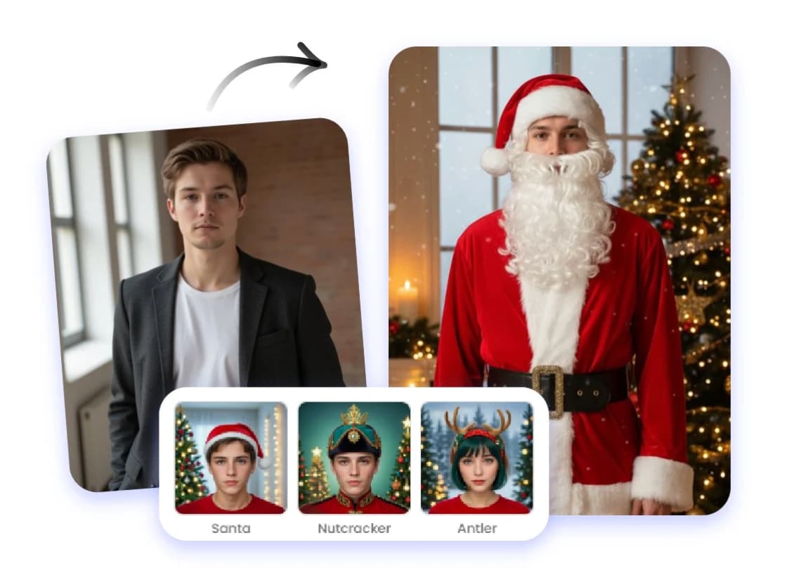 santa claus filter online