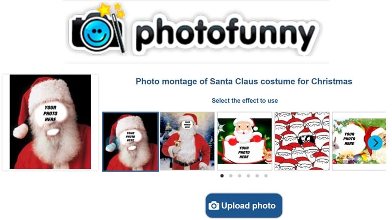 photofunny santa face swap apps