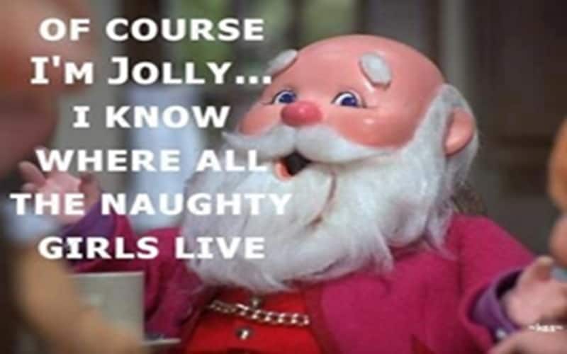 santa claus meme naughty girls
