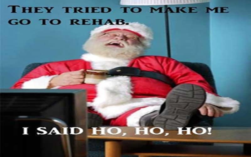 santa claus meme being unhinged