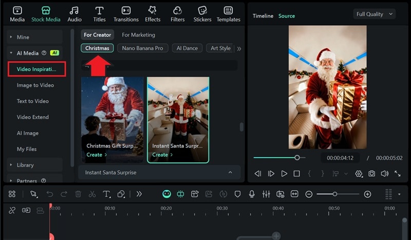 select santa claus template