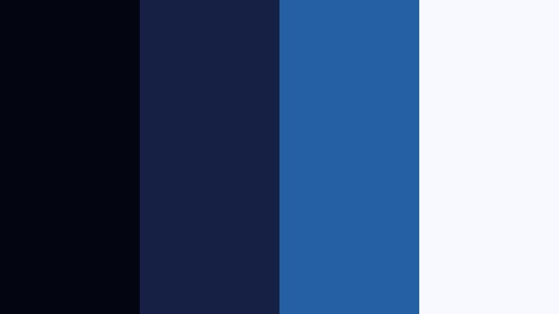 sapphire ink signature deep contrast blue color palette with hex codes