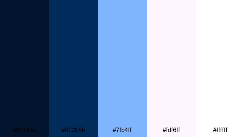 sapphire wedding title navy blue color palette with hex codes