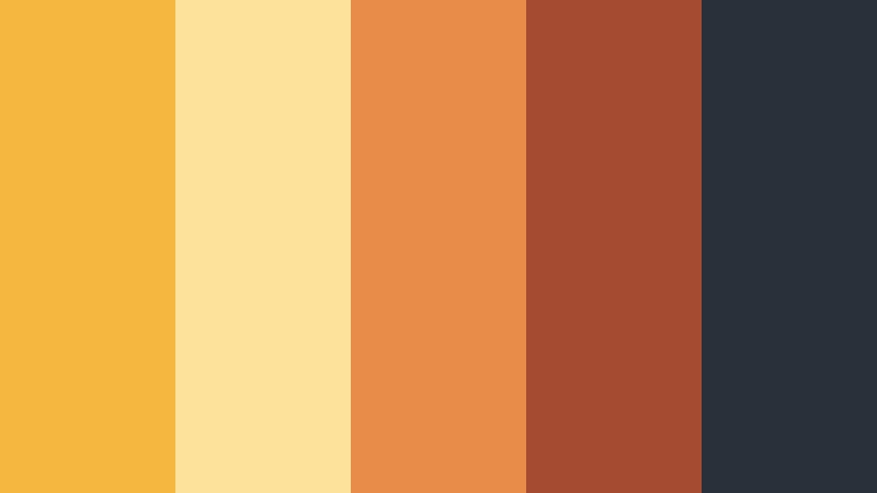 savanna honey dusk golden honey color palette with hex codes