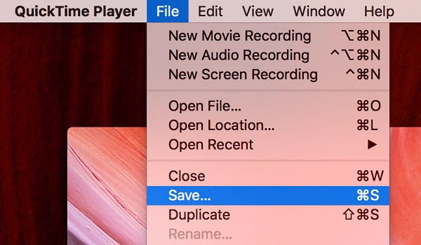 save screen recording