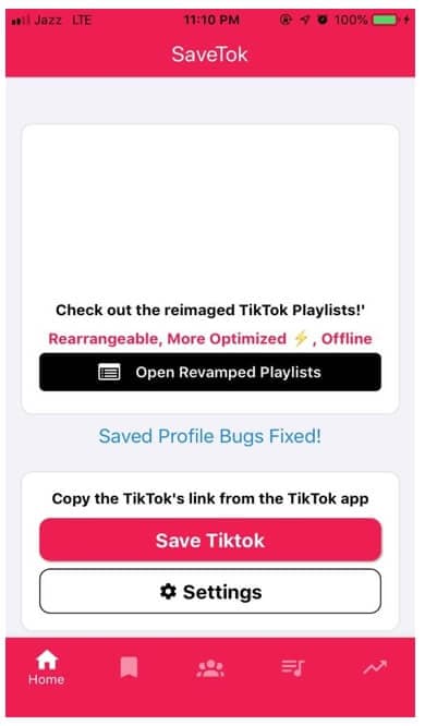 download tiktok video on iphone without watermark with SaveTok