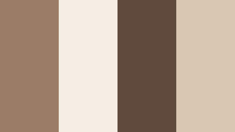 scandinavian shoreline warm driftwood color palette with hex codes