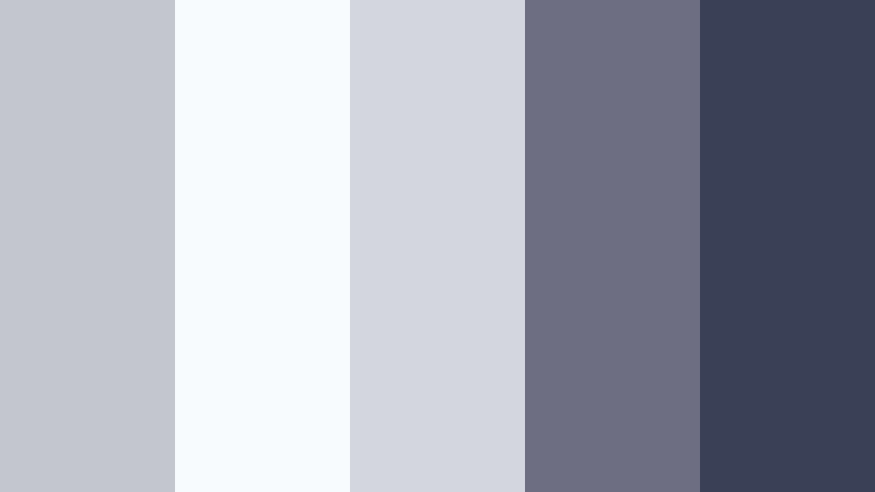 scandinavian workspace calm cool ash gray color palette with hex codes