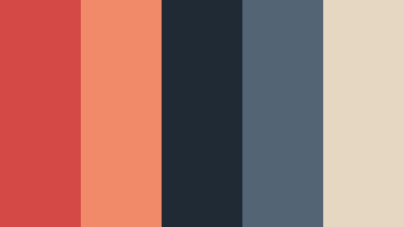 scarlet contact sheet film look color color palette with hex codes