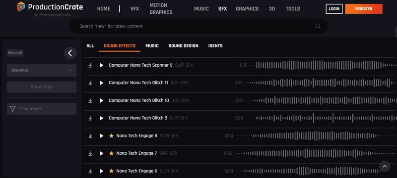 productioncrate premium scifi audio