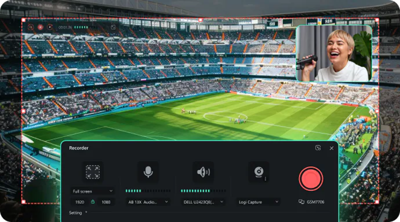 unlimited recording on filmora