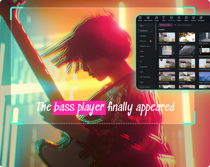 styles and animations on filmora