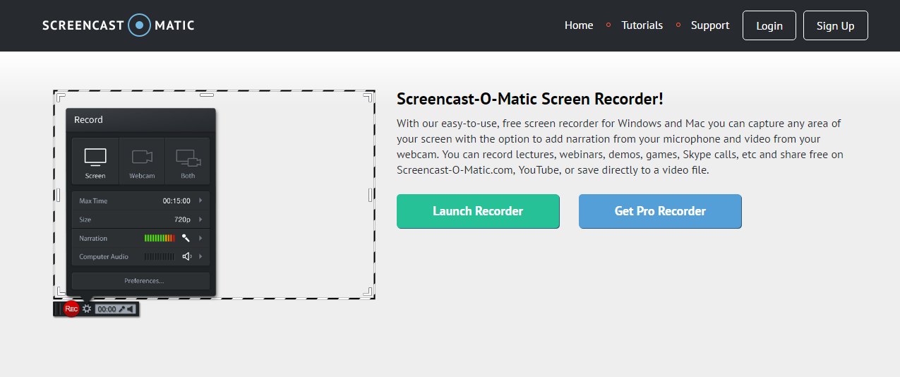  Screencast-o-Matic Screen Recorder 