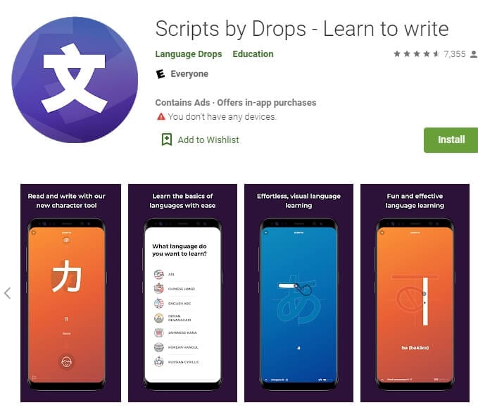 Scripts by Drops - Learn to write 