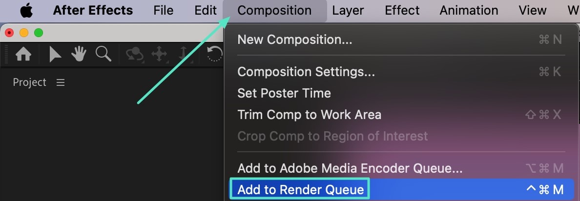 render video from after effects