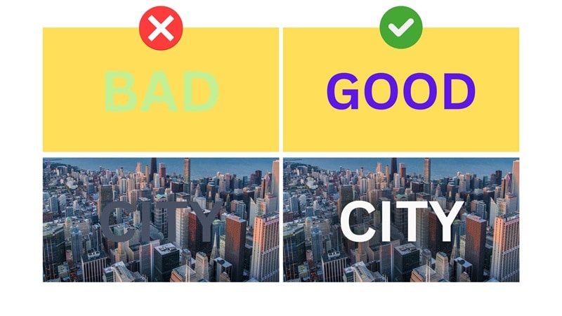 choosing background for scrolling text