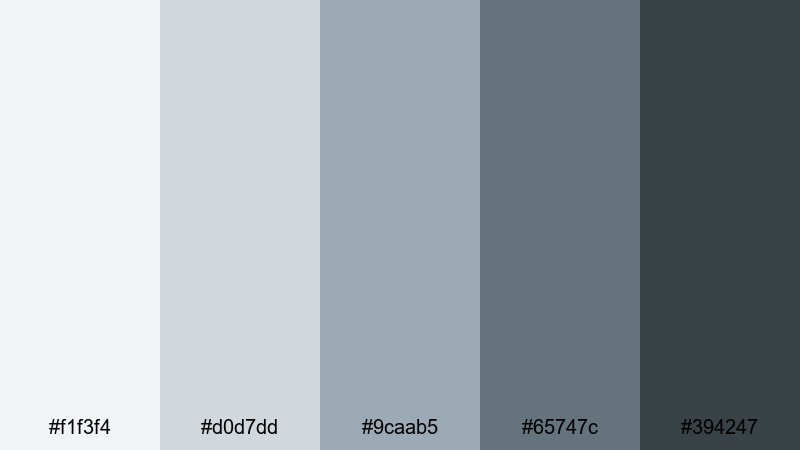sea mist evening beach color palette with hex codes