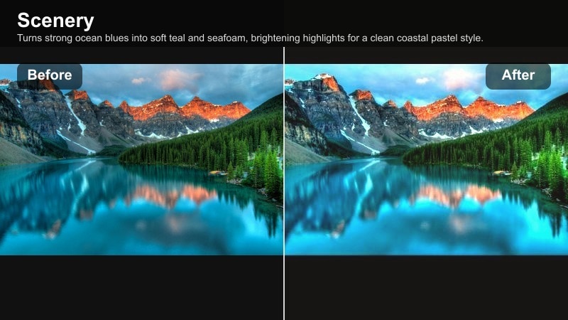 Soft teal ocean waves with pastel seafoam tones