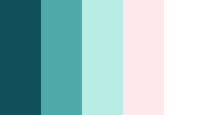 seafoam storybook ocean drift color palette with hex codes
