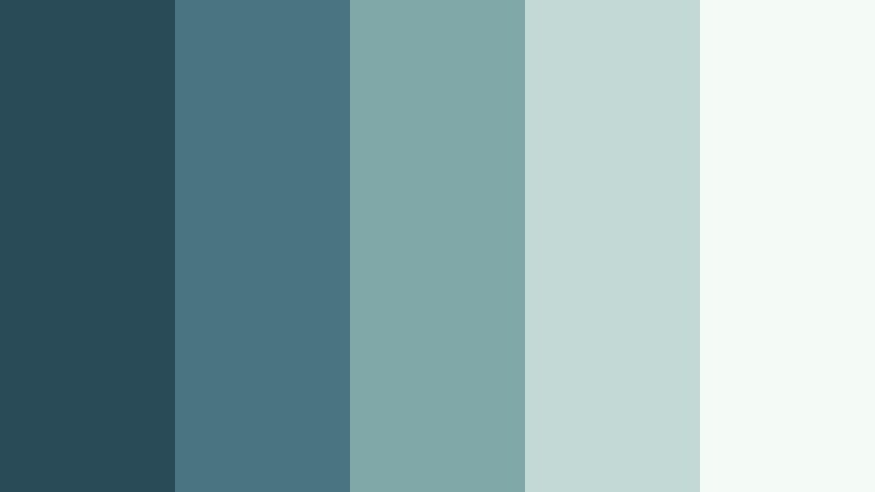 seaglass reverie stormy ocean color palette with hex codes