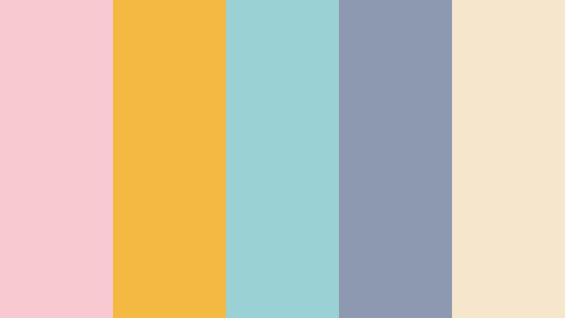 seashell carnival beach color palette color palette with hex codes