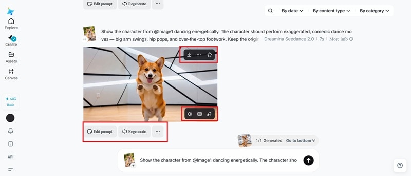 download or edit seedance 2.0 result