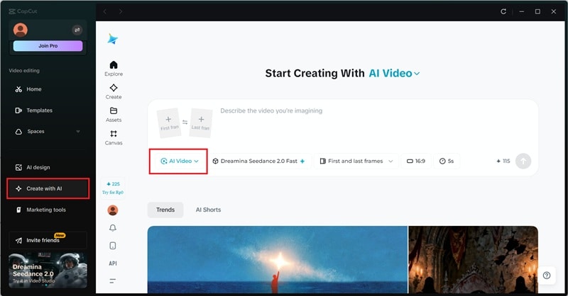 access seedance 2.0 on capcut