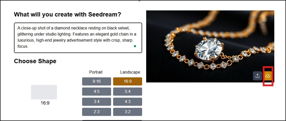 saving generated image