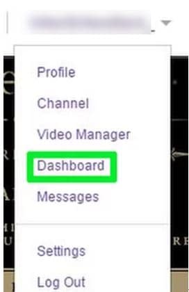 select dashboard 