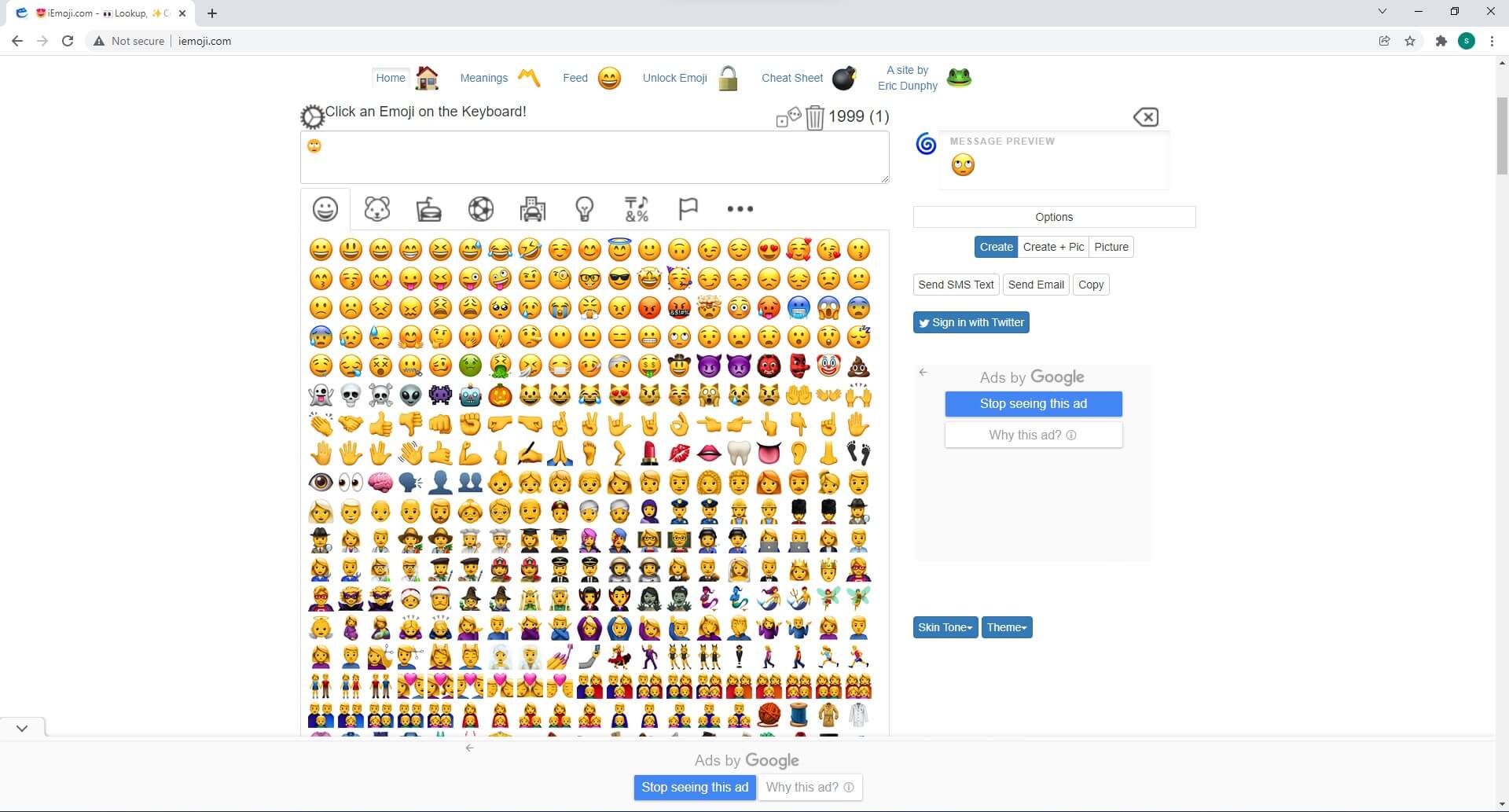 select emoji from iemoji windows