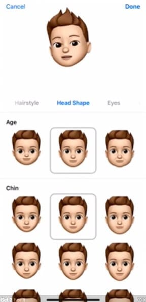 Select Head Shape