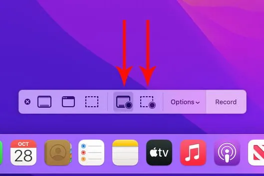 how to screen record on macbook shortcut