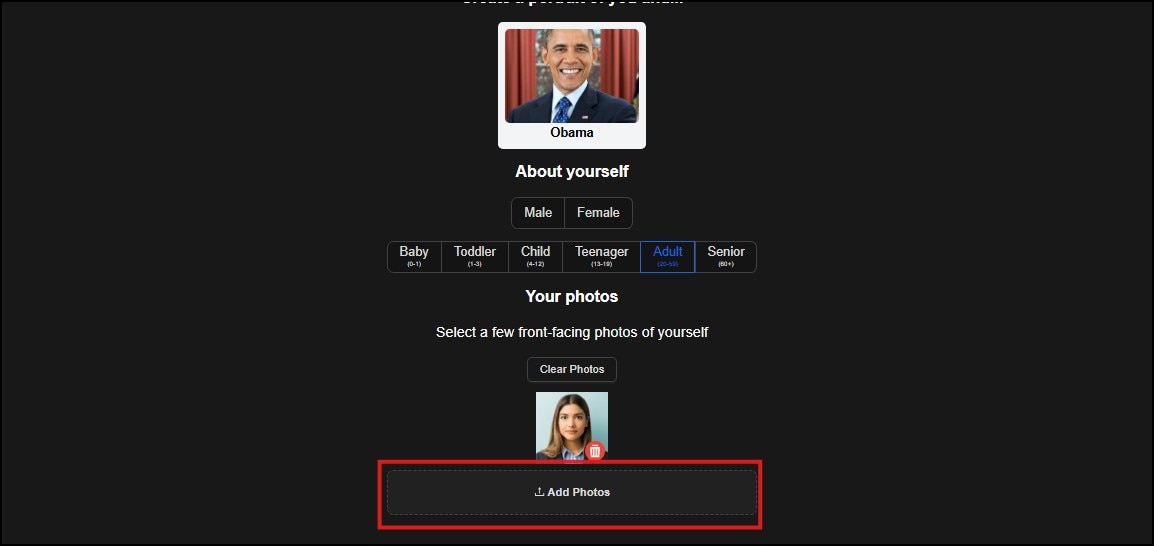 adding photos