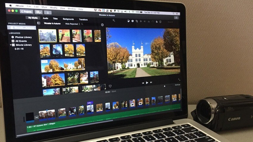 extract audio from imovie videos