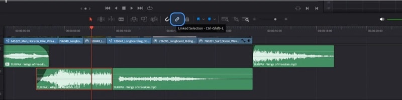 turn link selection off