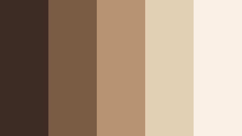 sepia storyline filmic shadow brown color palette with hex codes