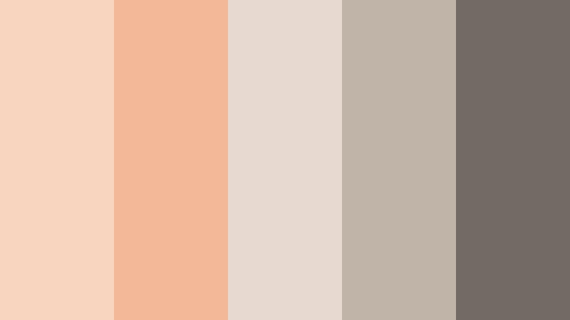 serene apricot neutrals soft apricot color palette with hex codes