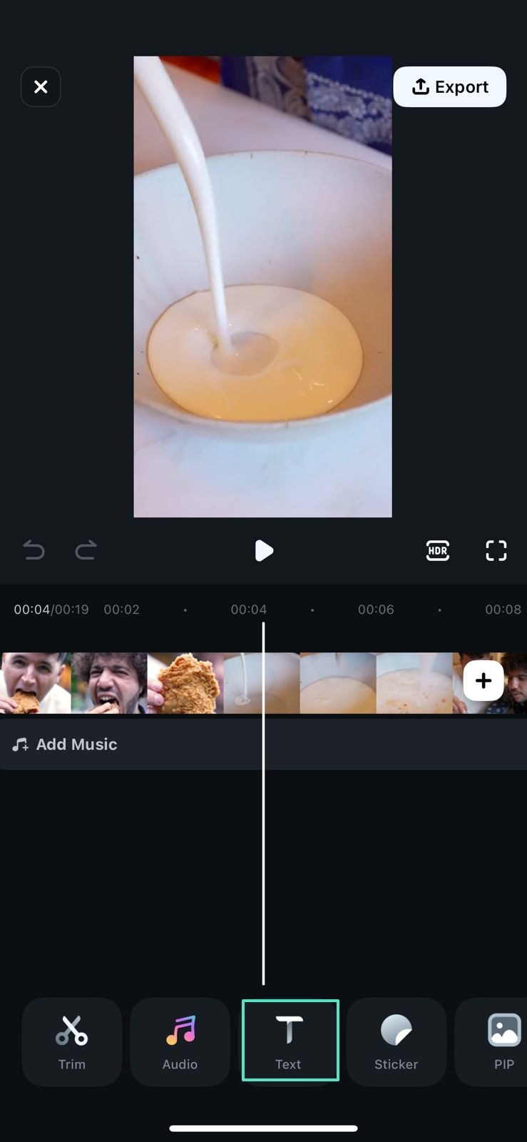 add text to video