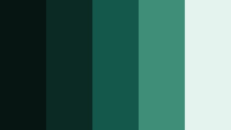 shadowed forest prism cosmic jade color palette with hex codes