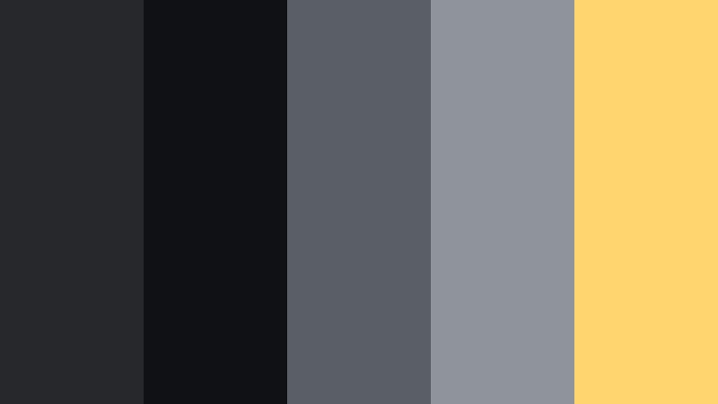 shadowframe documentary deep frame gray color palette with hex codes