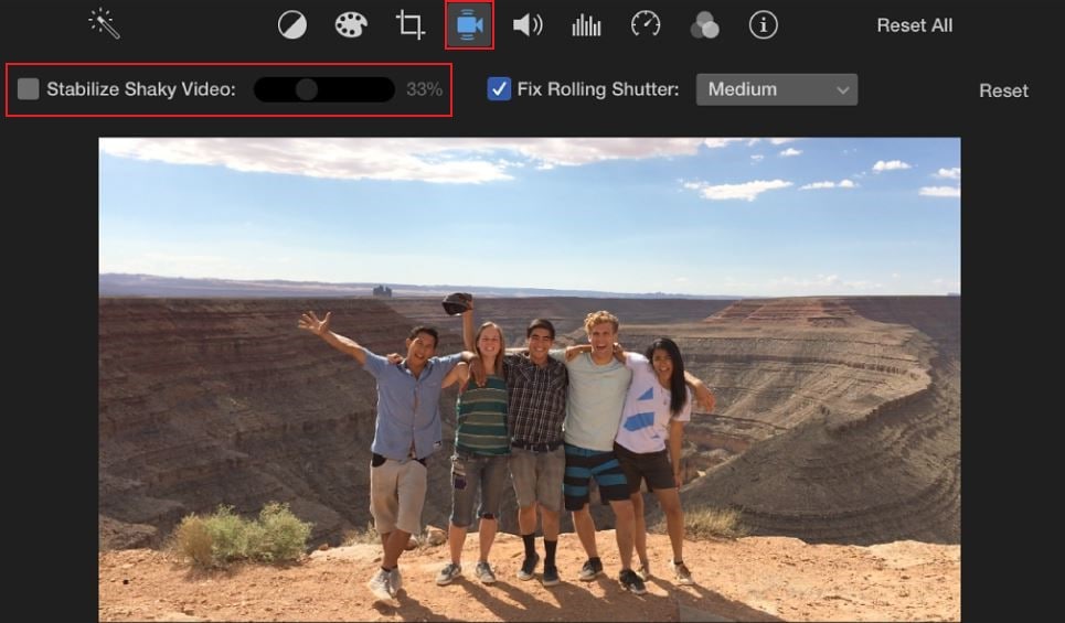 stabilize shaky video
