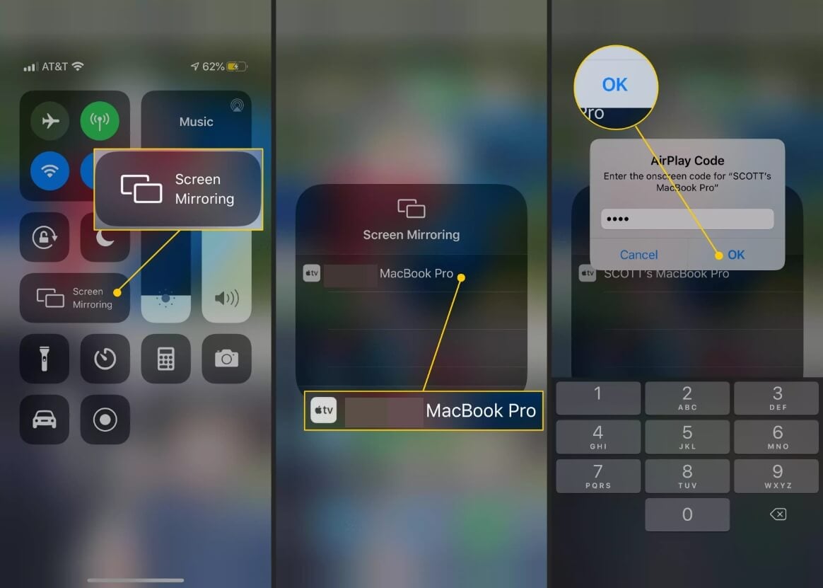 Share Iphone Ipad Screen To Mac Usb, How To Mirror Iphone Mac Using Usb