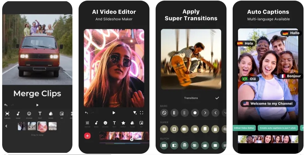 inshot shooting stars meme generator