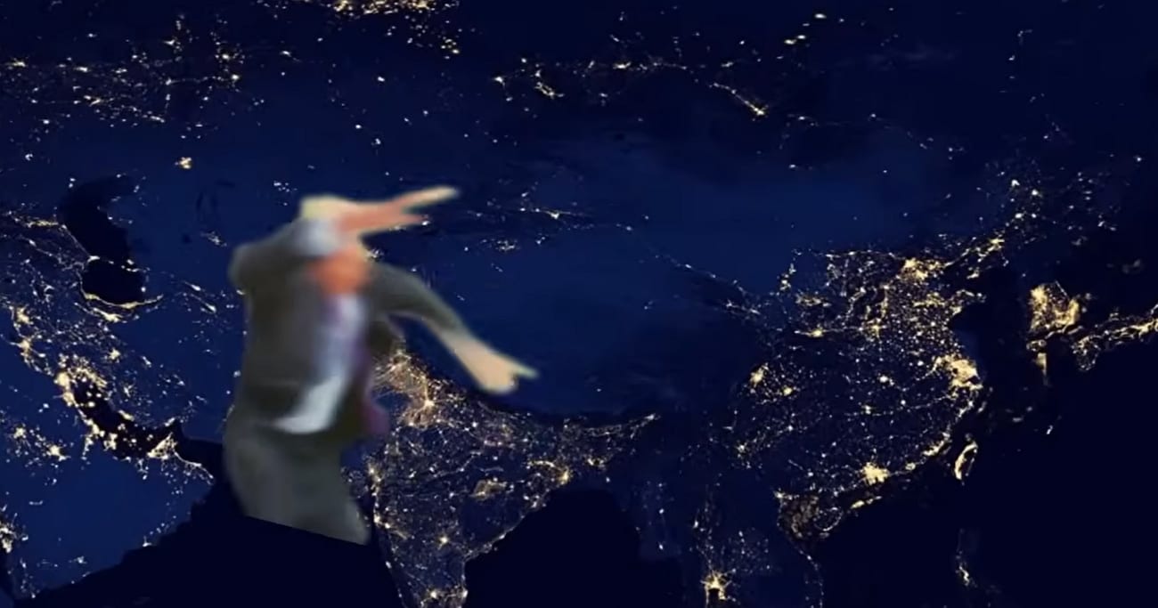 donald trump falling meme